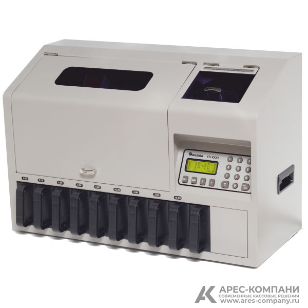 83b382637d5754348dd8cddb23cde410-1.jpg Счетчик-сортировщик монет Cassida CS 1000